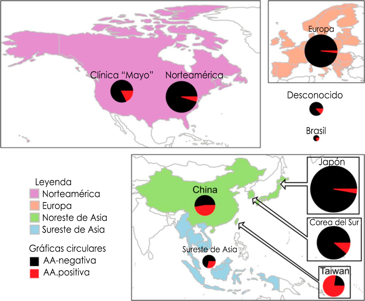 Mapa AA y cáncer